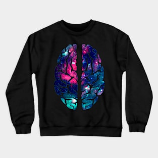 Galaxy Brain Crewneck Sweatshirt